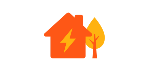 House icon with power symbol