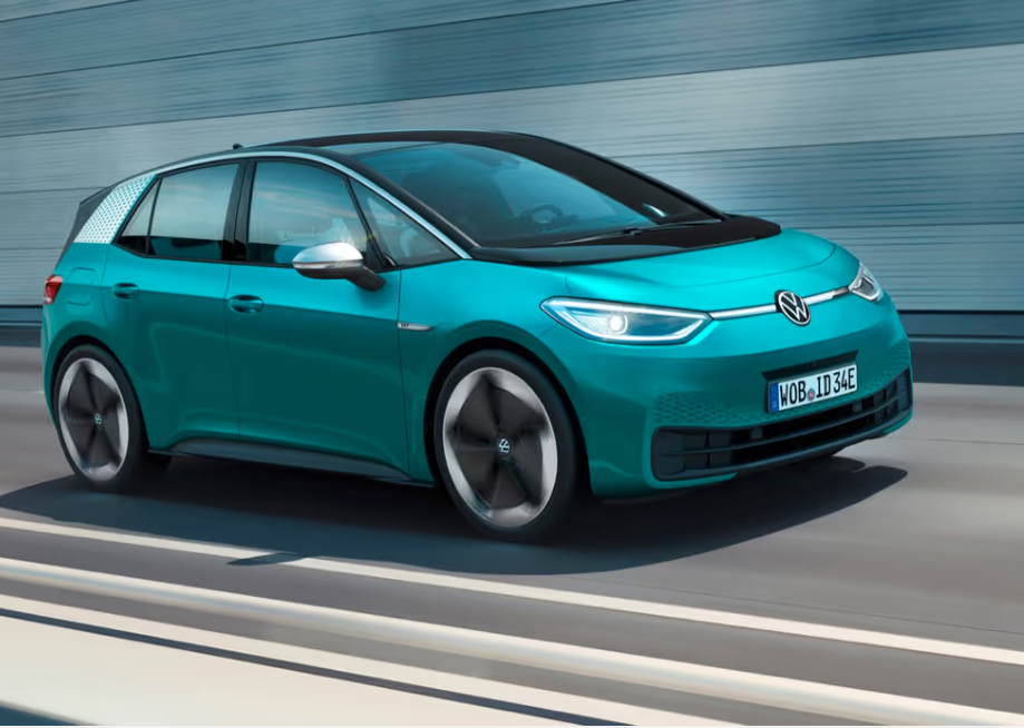 Teal Volkswagen ID.3