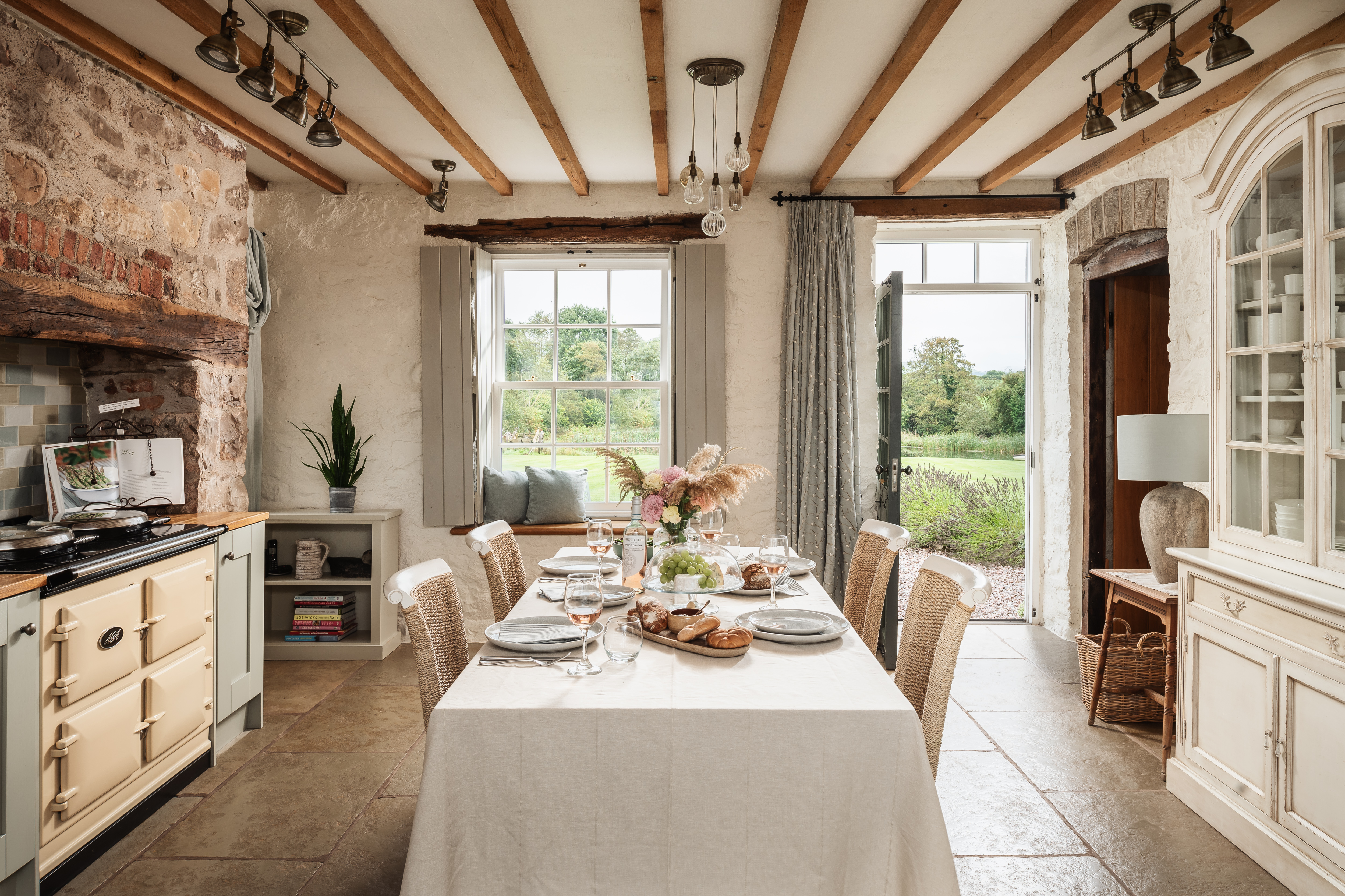 Inside the kitchen of Eirianfa in Wales