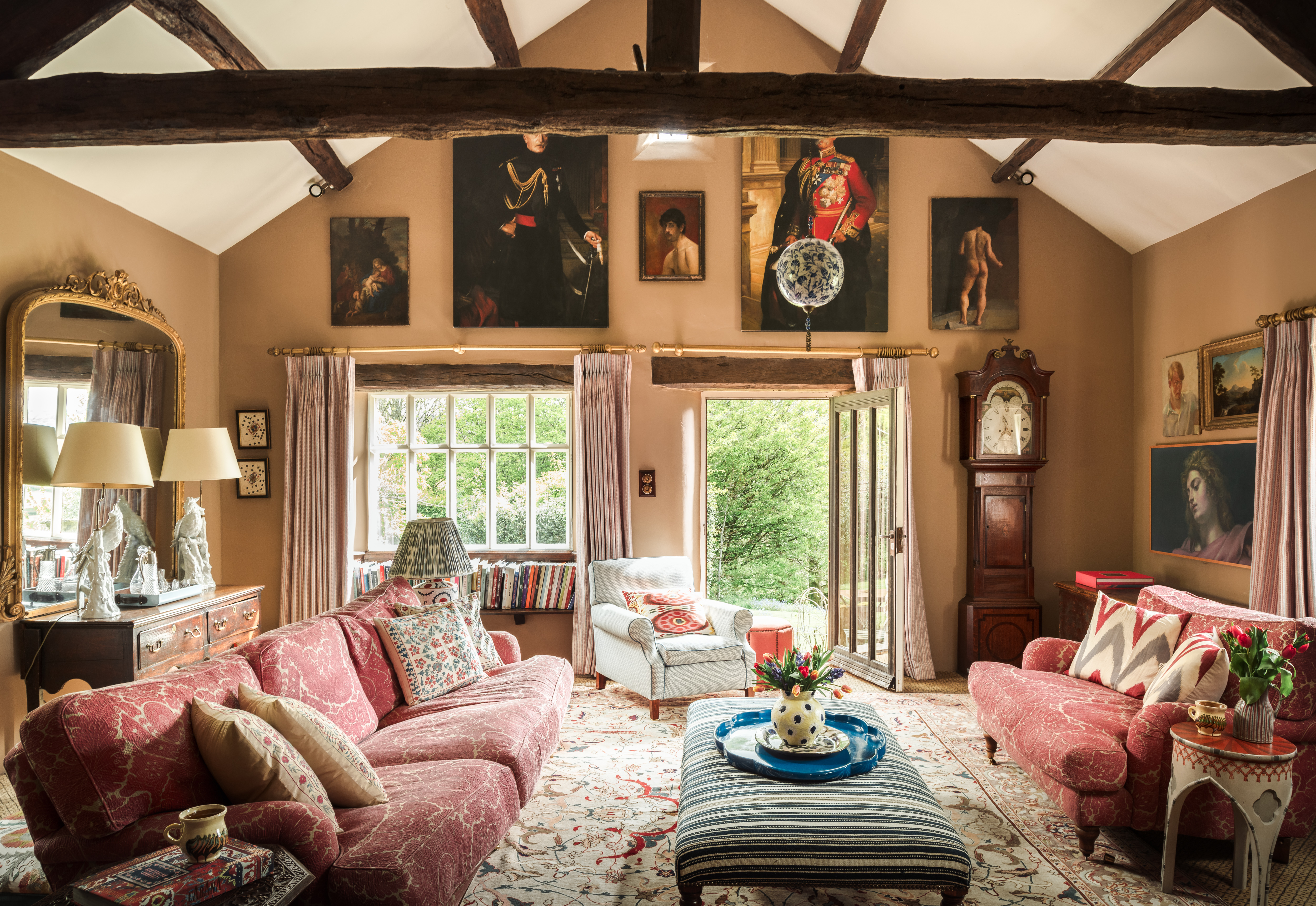 The inside of "The Tapestry" house in the Lake District
