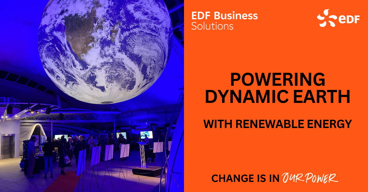 image of the earth at dynamic earth edinburgh