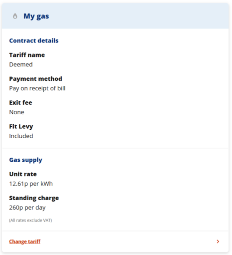 Deemed Account in MyAccount 