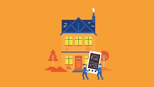 Installing your smart meter - Home installation graphic