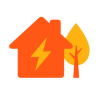 House icon with power symbol