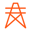 Orange icon - pylon