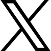 X logo black on white