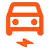 Electric car icon
