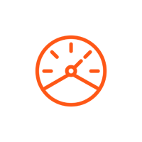 Orange icon - electricity meter