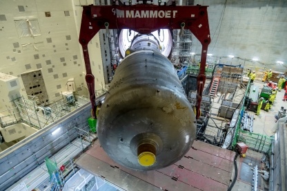 The steam generator will provide around the clock low-carbon electricity for more than 6-million homes