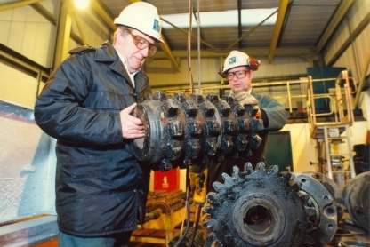 Cottam Power station construction