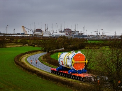 Hinkley Point C’s second nuclear reactor has arrived in Somerset