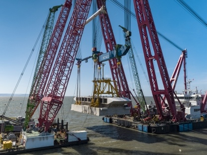 Hinkley Point C will use specially designed intake heads to slow the speed of water entering the cooling tunnels.
