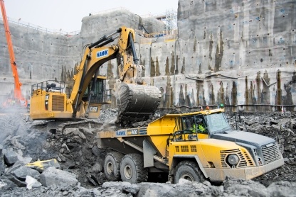 Excavation at Hinkley Point C