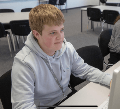 Students are given a mentor and experience on the project, preparing them for future employment. Alex is studying for a T-Level in Digital Production, Design and Development at Bridgwater College.