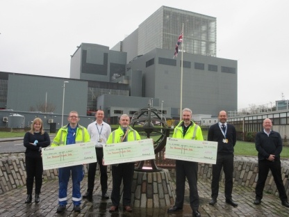 L-R: Kathleen Wylie, David McLelland, Daniel Smith, John Bell, John Miller, Joe Struthers & Paul Forrest.