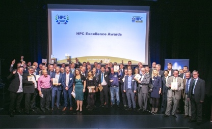 Winners of the 2018 Hinkley Point C Excellence Awards Celebrating at the McMillan Theatre, Bridgwater