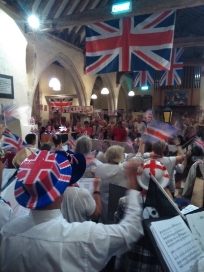 Haywardians performing at last year's 'Last Night of the Proms'