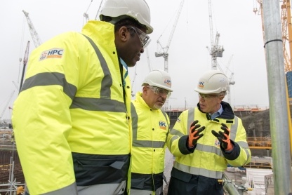 The ministers heard about the UK supply chain and the progress on the two reactors. Unit One is now being built above ground and the project’s next major milestone is completion of the base for Unit Two in June later this year.