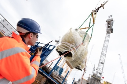 The fitting of the first five out of 156 storage tanks has marked the beginning of major MEH work on site.