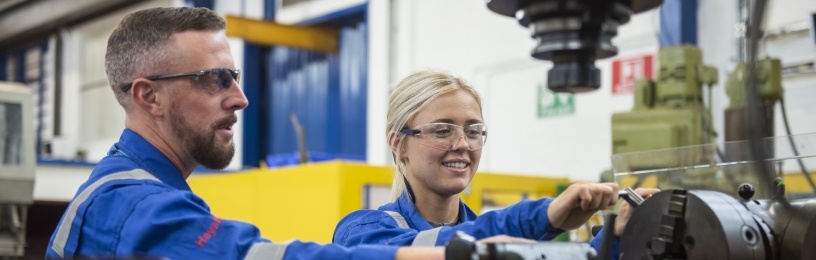 Nuclear engineers at Heysham power station