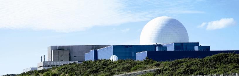 Sizewell B power station from a distance
