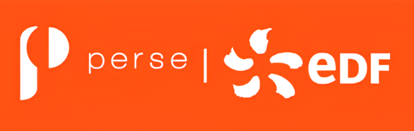 Perse and EDF dual logo