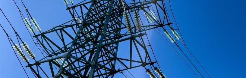 An electricity pylon