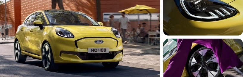 ford gen electric vehicle on display