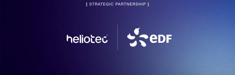 Heliotec and EDF logos