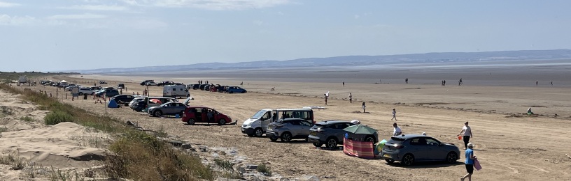 Parking at Brean Beach