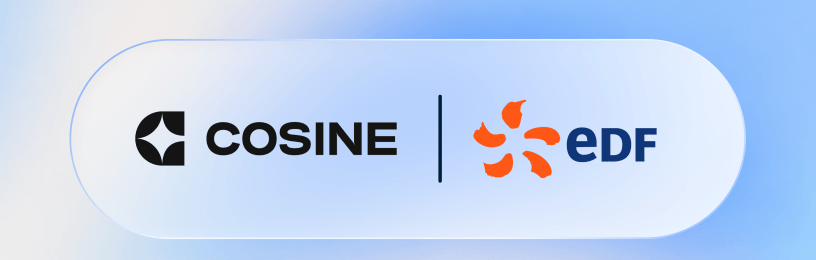 Cosine x EDF partnership