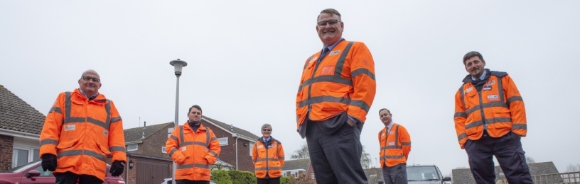 Image of workers on street 
