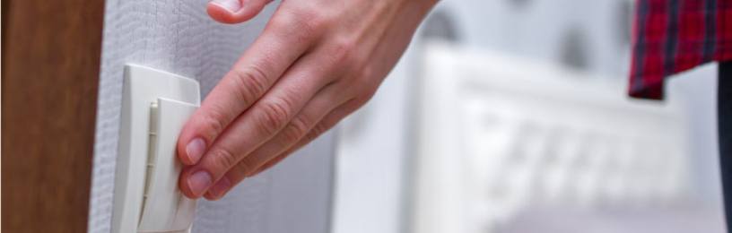 switch off the light to save electricity