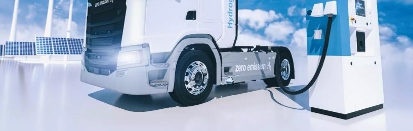 hydrogen powered lorry