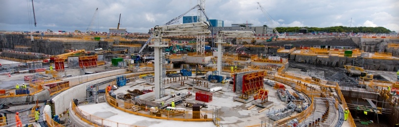 View of Reactor 1 nuclear island