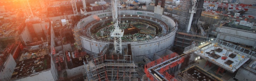 View of Unit 1 Nuclear Island.