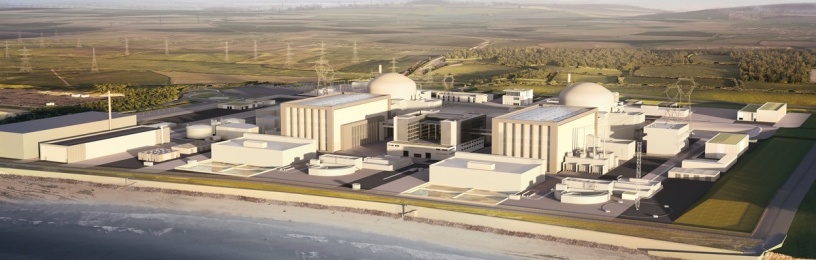 CGI view of completed Hinkley Point C