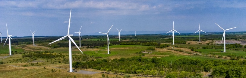 EDF Renewables existing operational Burnhead wind farm near Falkirk