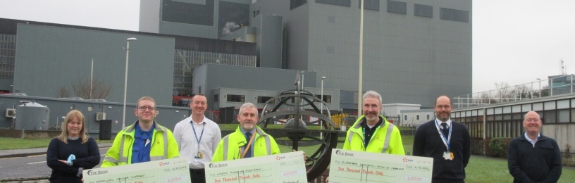 L-R: Kathleen Wylie, David McLelland, Daniel Smith, John Bell, John Miller, Joe Struthers & Paul Forrest.