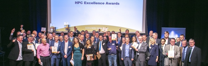 Winners of the 2018 Hinkley Point C Excellence Awards Celebrating at the McMillan Theatre, Bridgwater
