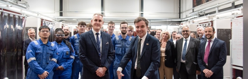 The Energy Minister, Greg Hands unveiled the new Welding Centre of Excellence at Bridgwater and Taunton College’s campus in Bridgwater
