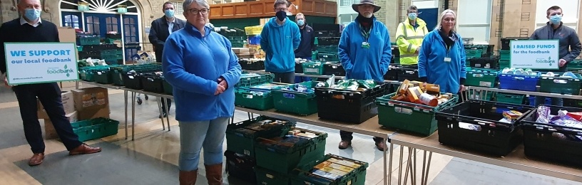 Heysham's staff at Morecambe Foodbank