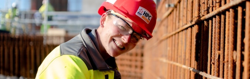 Stacey Sowden, Apprentice Steelfixer on the Hinkley Point C project