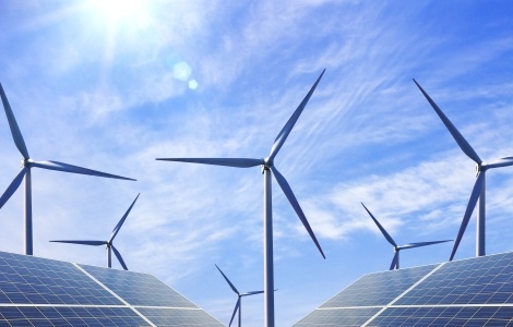 wind farm with solar site 