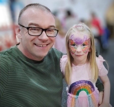 Employee and his daughter