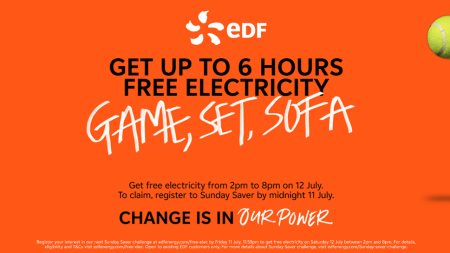 Get up to 6 hours free electricity