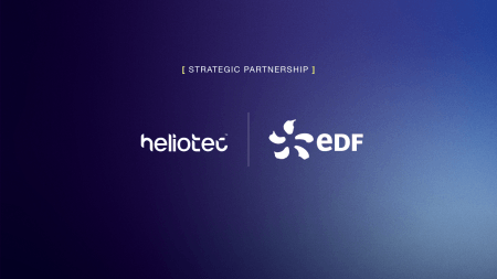 Heliotec and EDF logos