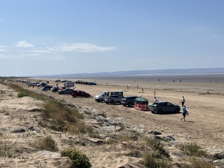 Parking at Brean Beach