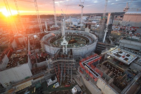 View of Unit 1 Nuclear Island.