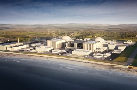 CGI view of completed Hinkley Point C